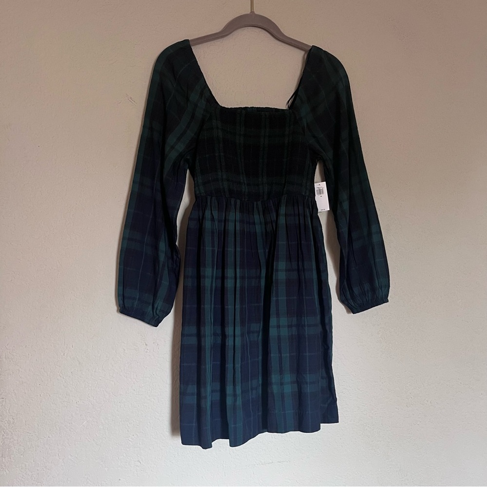 Old Navy Plaid long sleeve dress